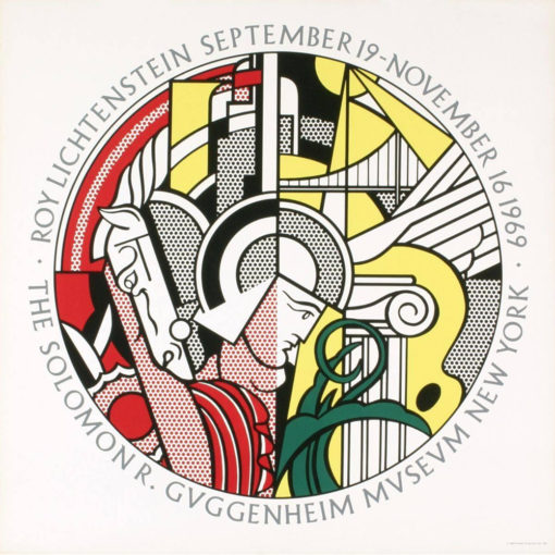 ROY LICHTENSTEIN - THE SOLOMON R. GUGGENHEIM MUSEUM POSTER